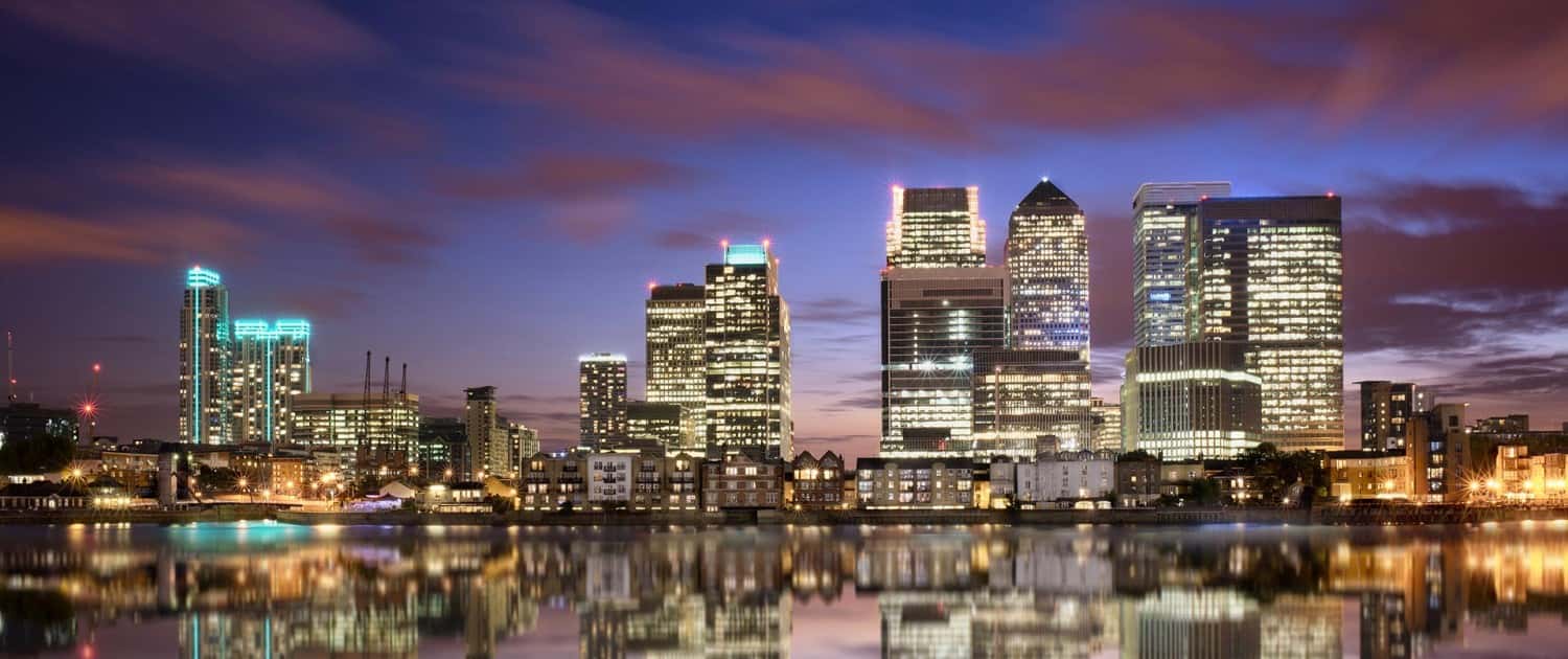 Image of London Skyline at Night