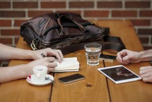 people in a meeting