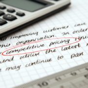 alternative finance calculator and document describing competitive pricing