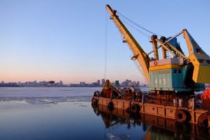 picture of a cargo with landscape